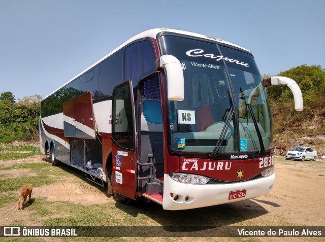 Expresso Cajuru 2830 na cidade de Tiradentes, Minas Gerais, Brasil, por Vicente de Paulo Alves. ID da foto: 9315686.