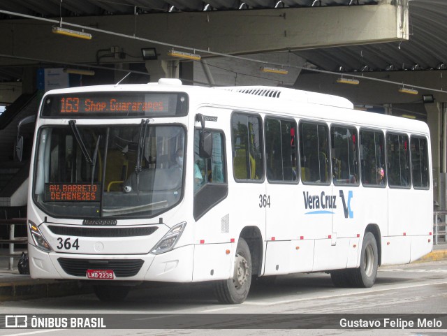 Expresso Vera Cruz 364 na cidade de Jaboatão dos Guararapes, Pernambuco, Brasil, por Gustavo Felipe Melo. ID da foto: 9315144.