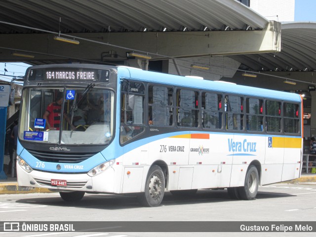 Expresso Vera Cruz 276 na cidade de Jaboatão dos Guararapes, Pernambuco, Brasil, por Gustavo Felipe Melo. ID da foto: 9315142.