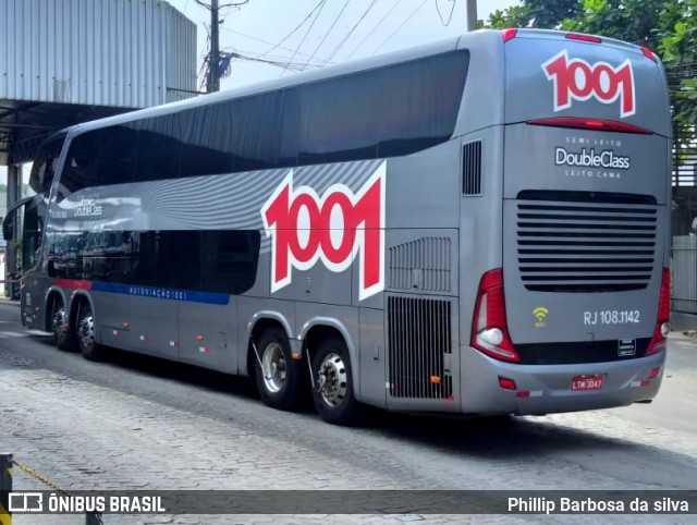Auto Viação 1001 RJ 108.1142 na cidade de Rio de Janeiro, Rio de Janeiro, Brasil, por Phillip Barbosa da silva. Número da foto: #9317821.