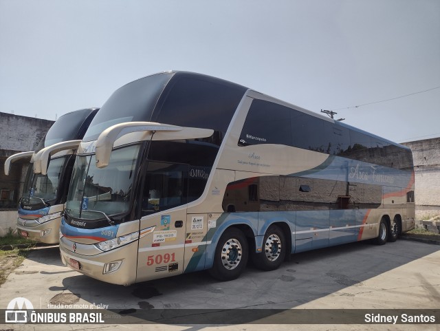 Arca Turismo 5091 na cidade de São Paulo, São Paulo, Brasil, por Sidney Santos. Número da foto: #9317787.