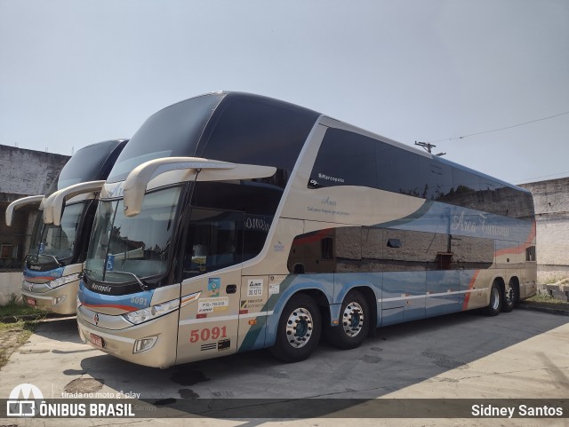 Arca Turismo 5091 na cidade de São Paulo, São Paulo, Brasil, por Sidney Santos. ID da foto: 9317787.