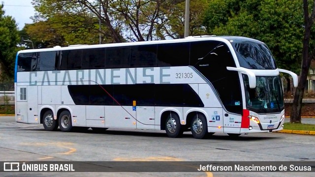 Auto Viação Catarinense 321305 na cidade de São Paulo, São Paulo, Brasil, por Jefferson Nascimento de Sousa. ID da foto: 9315582.