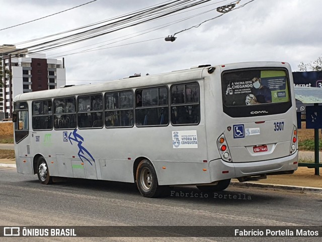 Viação Rosa Vitória da Conquista 3507 na cidade de Vitória da Conquista, Bahia, Brasil, por Fabrício Portella Matos. Número da foto: #9320407.