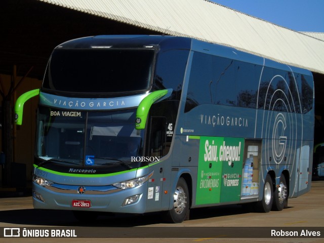 Viação Garcia 8521 na cidade de Maringá, Paraná, Brasil, por Robson Alves. ID da foto: 9320024.