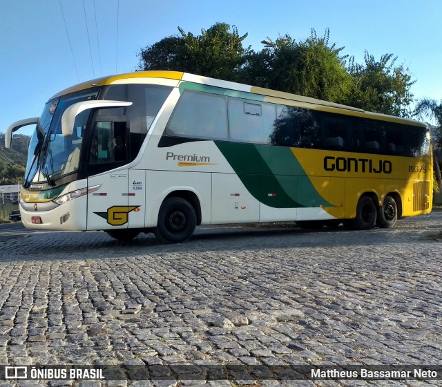 Empresa Gontijo de Transportes 19375 na cidade de Juiz de Fora, Minas Gerais, Brasil, por Mattheus Bassamar Neto. Número da foto: #9320988.
