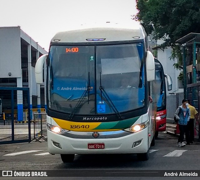 Empresa Gontijo de Transportes 18640 na cidade de Rio de Janeiro, Rio de Janeiro, Brasil, por André Almeida. Número da foto: #9320393.