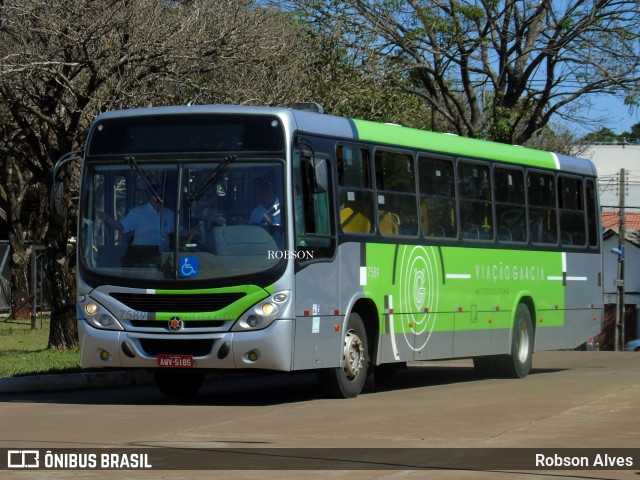 Viação Garcia 7589 na cidade de Maringá, Paraná, Brasil, por Robson Alves. ID da foto: 9320131.