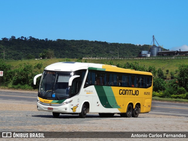 Empresa Gontijo de Transportes 18255 na cidade de João Monlevade, Minas Gerais, Brasil, por Antonio Carlos Fernandes. ID da foto: 9318905.