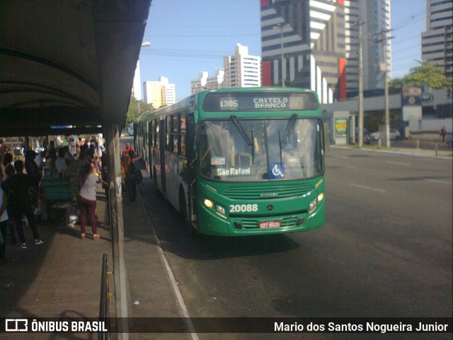 OT Trans - Ótima Salvador Transportes 20088 na cidade de Salvador, Bahia, Brasil, por Mario dos Santos Nogueira Junior. ID da foto: 9317967.