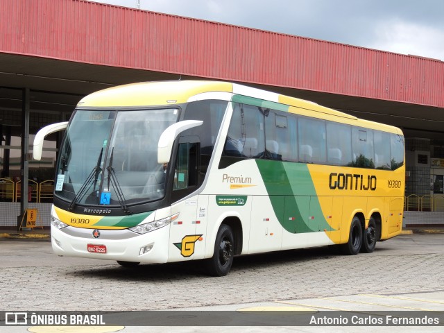 Empresa Gontijo de Transportes 19380 na cidade de João Monlevade, Minas Gerais, Brasil, por Antonio Carlos Fernandes. Número da foto: #9318980.