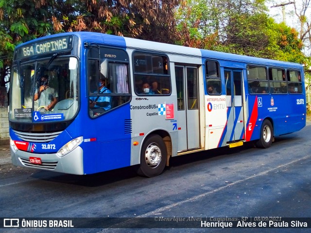 Transportes Capellini 32.072 na cidade de Campinas, São Paulo, Brasil, por Henrique Alves de Paula Silva. Número da foto: #9318376.