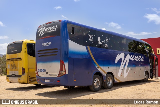 Nunes Turismo 2600 na cidade de Serra Talhada, Pernambuco, Brasil, por Lucas Ramon. Número da foto: #9320193.