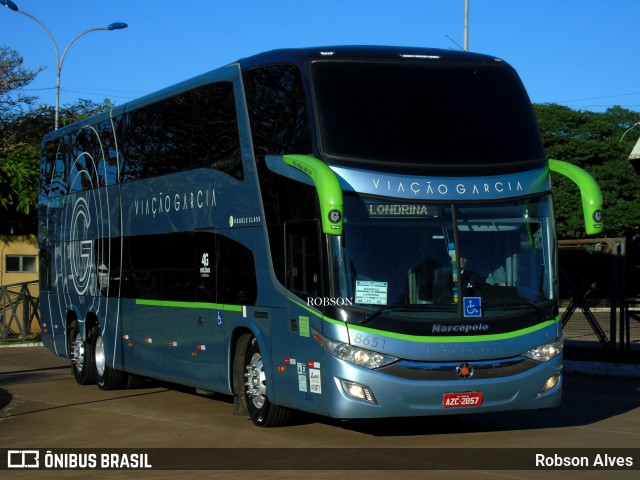Viação Garcia 8651 na cidade de Maringá, Paraná, Brasil, por Robson Alves. Número da foto: #9319980.