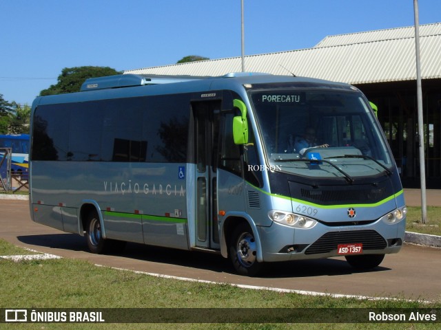 Viação Garcia 6209 na cidade de Maringá, Paraná, Brasil, por Robson Alves. Número da foto: #9320076.