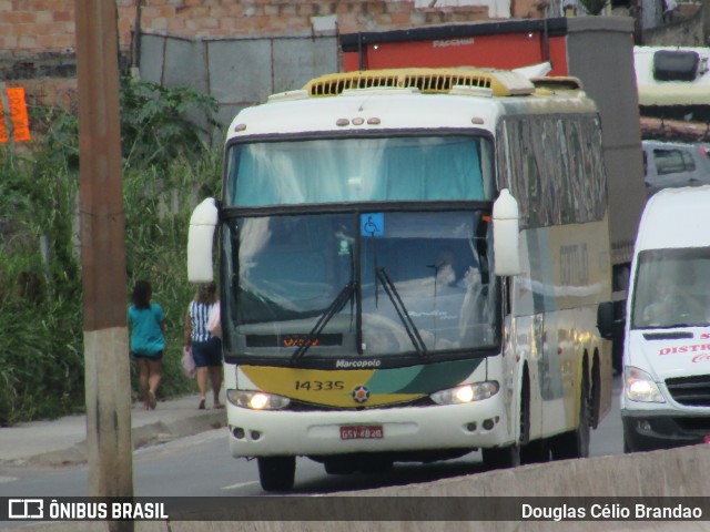 Empresa Gontijo de Transportes 14335 na cidade de Belo Horizonte, Minas Gerais, Brasil, por Douglas Célio Brandao. Número da foto: #9320225.