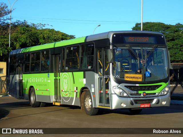 Viação Garcia 7479 na cidade de Maringá, Paraná, Brasil, por Robson Alves. Número da foto: #9319966.