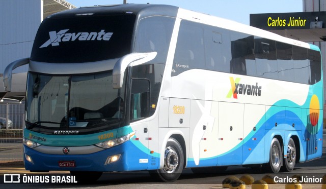 Viação Xavante 18200 na cidade de Goiânia, Goiás, Brasil, por Carlos Júnior. Número da foto: #9235083.