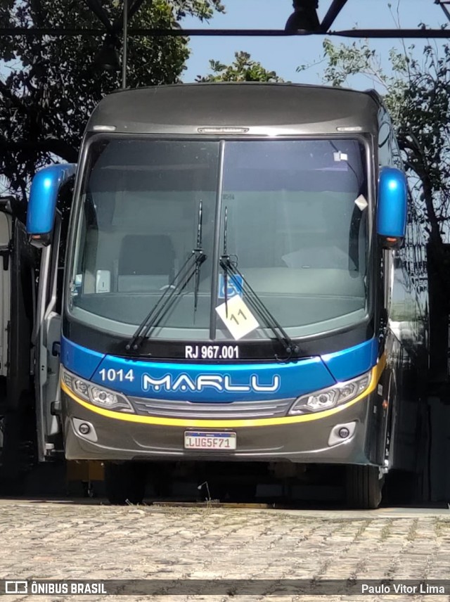 Marlu Turismo RJ 967.001 na cidade de Rio de Janeiro, Rio de Janeiro, Brasil, por Paulo Vitor Lima. Número da foto: #9233495.