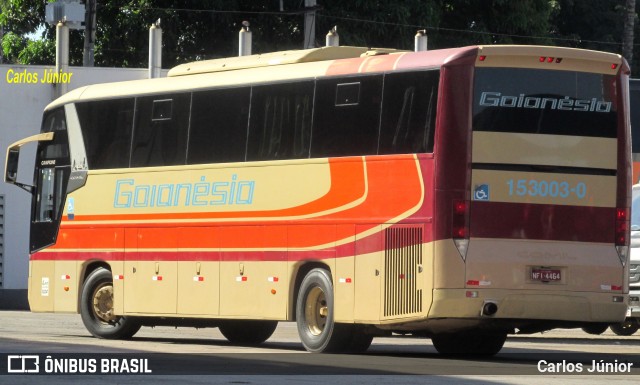 Auto Viação Goianésia 153003-0 na cidade de Goiânia, Goiás, Brasil, por Carlos Júnior. ID da foto: 9233315.