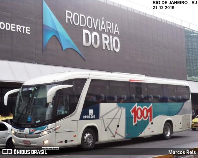 Auto Viação 1001 RJ 108.260 na cidade de Rio de Janeiro, Rio de Janeiro, Brasil, por Marcos Reis. ID da foto: 9232781.