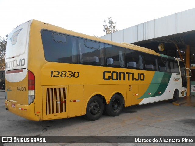 Empresa Gontijo de Transportes 12830 na cidade de Perdões, Minas Gerais, Brasil, por Marcos de Alcantara Pinto. ID da foto: 9234275.