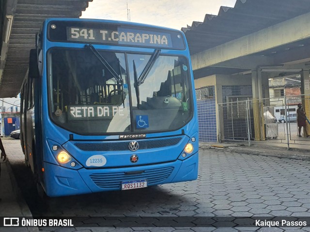 Viação Praia Sol 12235 na cidade de Vila Velha, Espírito Santo, Brasil, por Kaique Passos. Número da foto: #9234180.