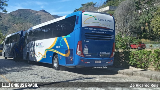 Top Line Turismo RJ 659.004 na cidade de Petrópolis, Rio de Janeiro, Brasil, por Zé Ricardo Reis. ID da foto: 9233201.