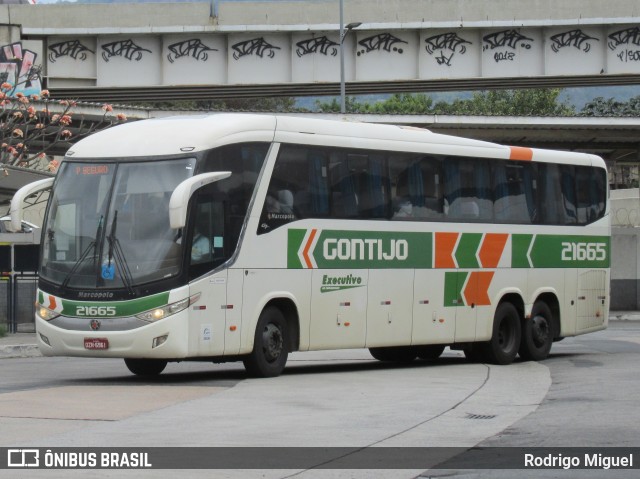 Empresa Gontijo de Transportes 21665 na cidade de Rio de Janeiro, Rio de Janeiro, Brasil, por Rodrigo Miguel. Número da foto: #9323565.
