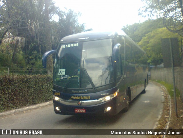 Empresas de Transportes Santana e São Paulo 4000 na cidade de Salvador, Bahia, Brasil, por Mario dos Santos Nogueira Junior. ID da foto: 9322567.