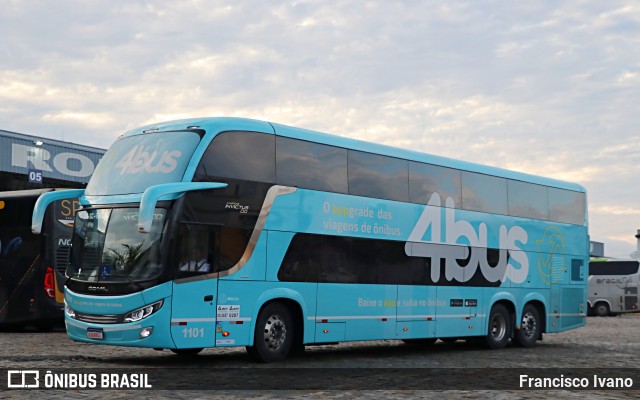 4bus - Cooperativa de Transporte Rodoviário de Passageiros Serviços e Tecnologia - Buscoop 1101 na cidade de Balneário Camboriú, Santa Catarina, Brasil, por Francisco Ivano. ID da foto: 9323477.