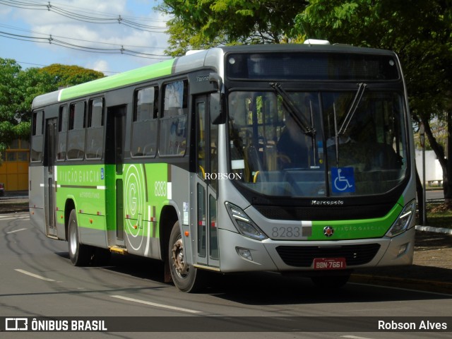 Viação Garcia 8283 na cidade de Paranavaí, Paraná, Brasil, por Robson Alves. ID da foto: 9322424.