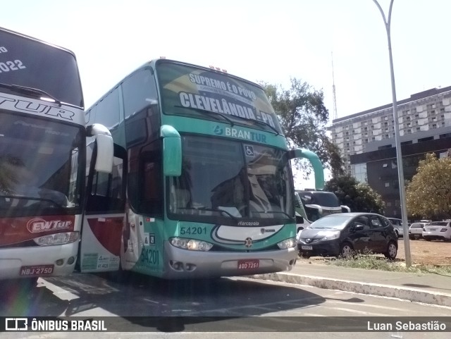 Brantur > Branbus > Viação Pato Branco 54201 na cidade de Brasília, Distrito Federal, Brasil, por Luan Sebastião. Número da foto: #9322064.
