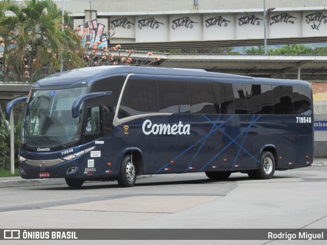 Viação Cometa 719548 na cidade de Rio de Janeiro, Rio de Janeiro, Brasil, por Rodrigo Miguel. Número da foto: #9323581.