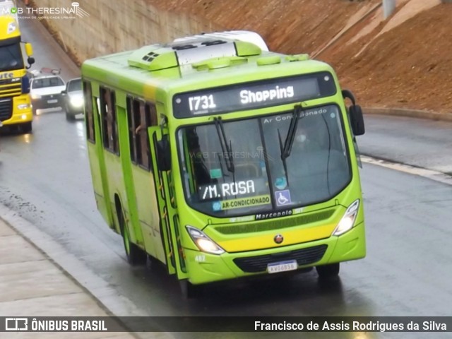 Transcol Transportes Coletivos 04482 na cidade de Teresina, Piauí, Brasil, por Francisco de Assis Rodrigues da Silva. Número da foto: #9323314.