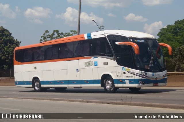 Expresso União 10356 na cidade de Betim, Minas Gerais, Brasil, por Vicente de Paulo Alves. Número da foto: #9321462.