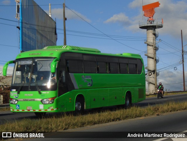 TRACOPA - Transportes Costarricenses Panameños 107 na cidade de Alajuela, Alajuela, Costa Rica, por Andrés Martínez Rodríguez. ID da foto: 9323116.