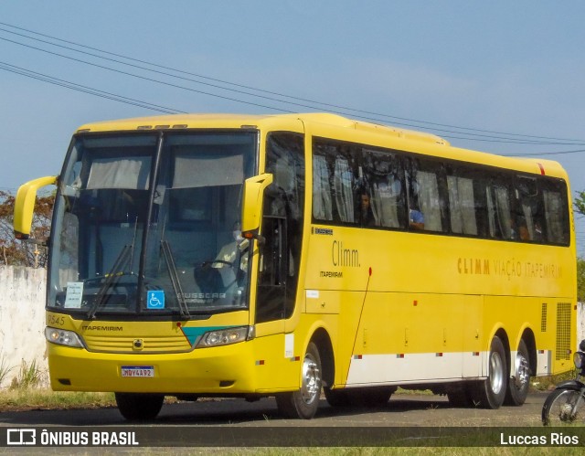 Viação Itapemirim 9545 na cidade de Teresina, Piauí, Brasil, por Luccas Rios. ID da foto: 9321465.