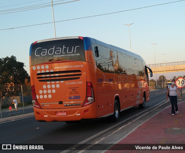 Cadatur Transportes e Turismo 4000 na cidade de Itu, São Paulo, Brasil, por Vicente de Paulo Alves. ID da foto: 9321722.