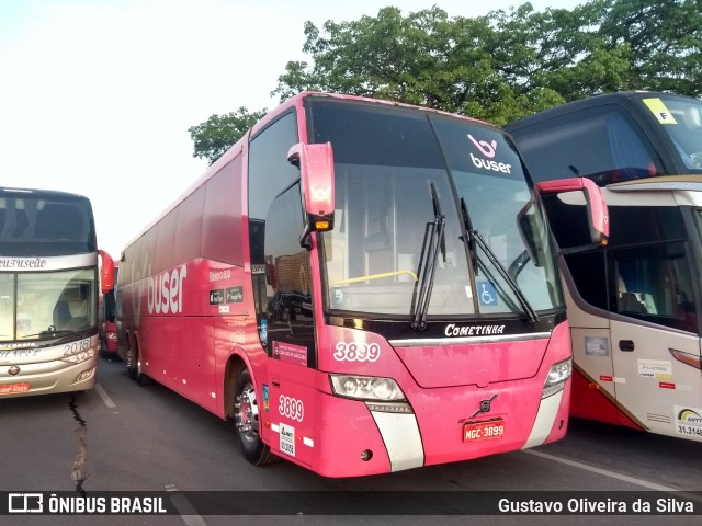 Buser Brasil Tecnologia 3899 na cidade de Brasília, Distrito Federal, Brasil, por Gustavo Oliveira da Silva. Número da foto: #9322431.