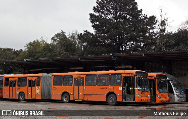 Araucária Transportes Coletivos 19402 na cidade de Araucária, Paraná, Brasil, por Matheus Felipe. Número da foto: #9321162.