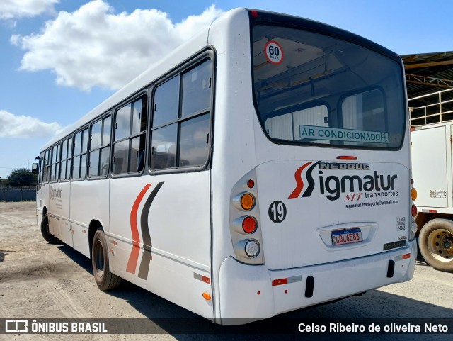 Sigmatur Transportes e Turismo 19 na cidade de Serra, Espírito Santo, Brasil, por Celso Ribeiro de oliveira Neto. Número da foto: #9323785.
