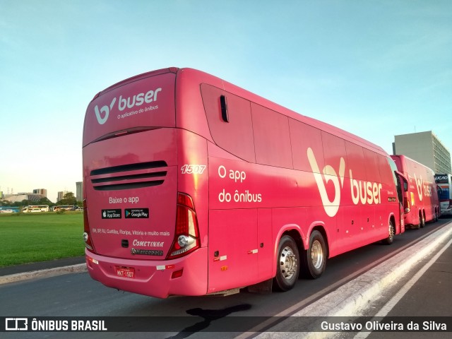 Buser Brasil Tecnologia 1507 na cidade de Brasília, Distrito Federal, Brasil, por Gustavo Oliveira da Silva. Número da foto: #9322450.
