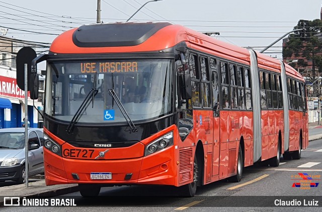 Viação Cidade Sorriso GE727 na cidade de Curitiba, Paraná, Brasil, por Claudio Luiz. ID da foto: 9236963.