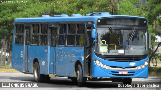 Biguaçu Transportes Coletivos Administração e Participação 481 na cidade de Florianópolis, Santa Catarina, Brasil, por Busologia Gabrielística. Número da foto: #9235237.