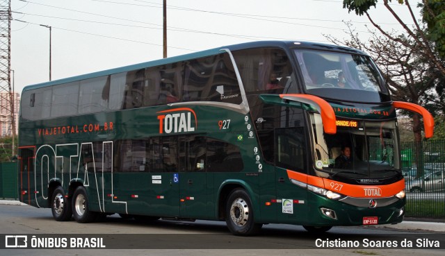 Viação Total 927 na cidade de São Paulo, São Paulo, Brasil, por Cristiano Soares da Silva. Número da foto: #9236744.