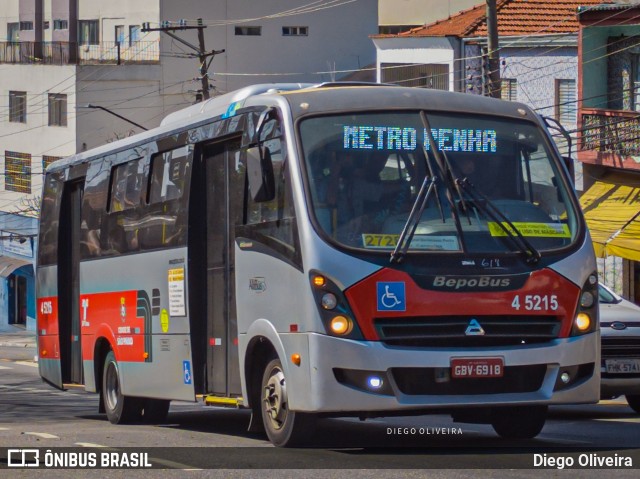 Allibus Transportes 4 5215 na cidade de São Paulo, São Paulo, Brasil, por Diego Oliveira. Número da foto: #9240166.