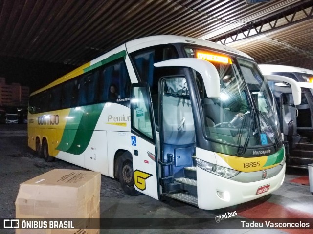 Empresa Gontijo de Transportes 18855 na cidade de Teófilo Otoni, Minas Gerais, Brasil, por Tadeu Vasconcelos. Número da foto: #9237788.