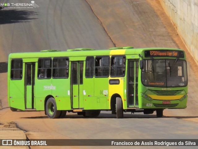 Transcol Transportes Coletivos 04429 na cidade de Teresina, Piauí, Brasil, por Francisco de Assis Rodrigues da Silva. Número da foto: #9237637.