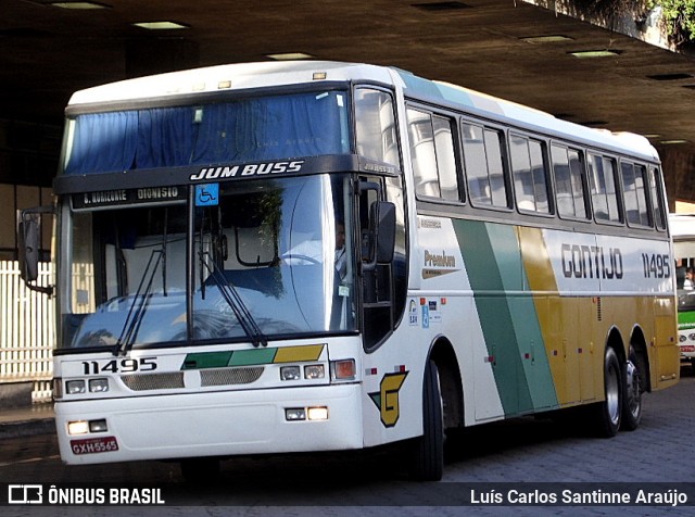 Empresa Gontijo de Transportes 11495 na cidade de Belo Horizonte, Minas Gerais, Brasil, por Luís Carlos Santinne Araújo. Número da foto: #9240432.